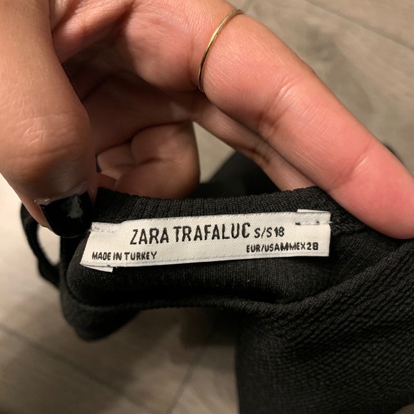 Zara textured black bodysuit - Picture 3 of 6